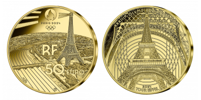 Paris 2024 - 'Eiffel Tower' €50 guld  