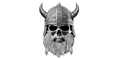 "Viking Skull" silvermynt UHR 1 oz 2025 